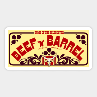 BEEF 'n' BARREL Sticker